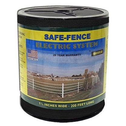Safe Fence 1 1/2in Wide Poly Tape 200 Ft