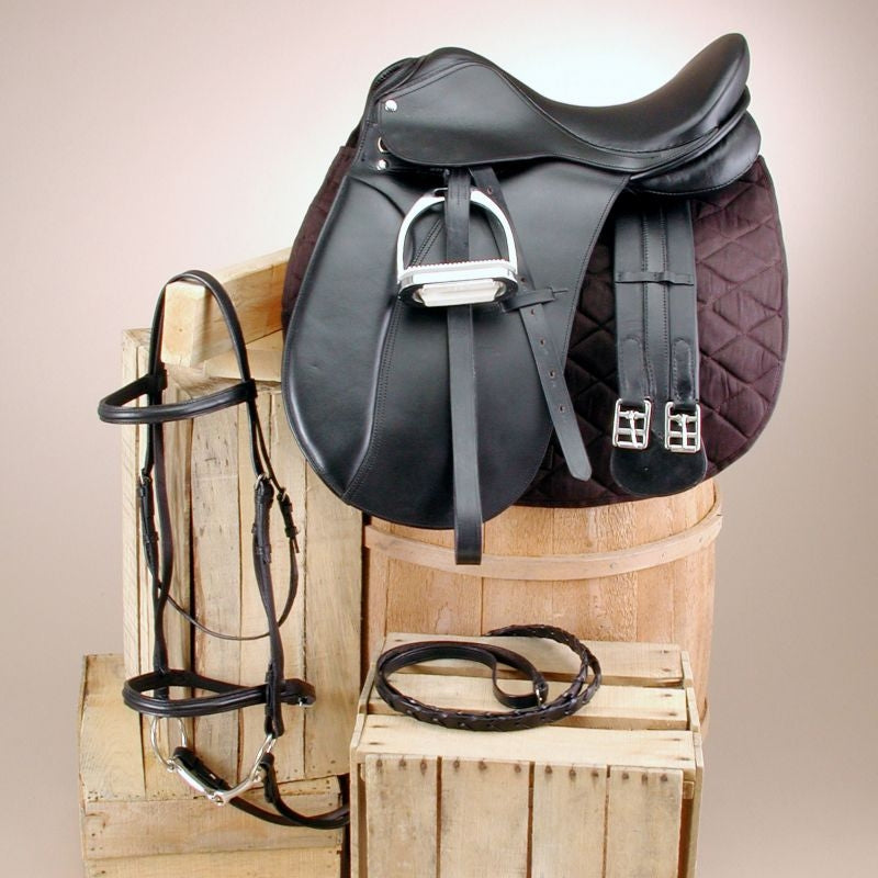 Silver Fox Dressage Saddle Set