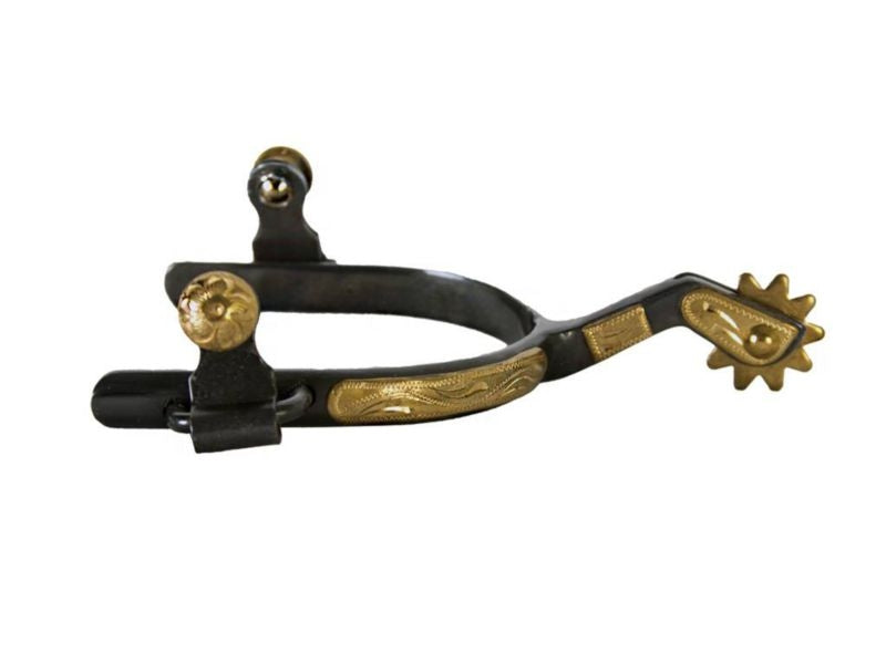 Western BS Brass Overlay 10pt Spurs