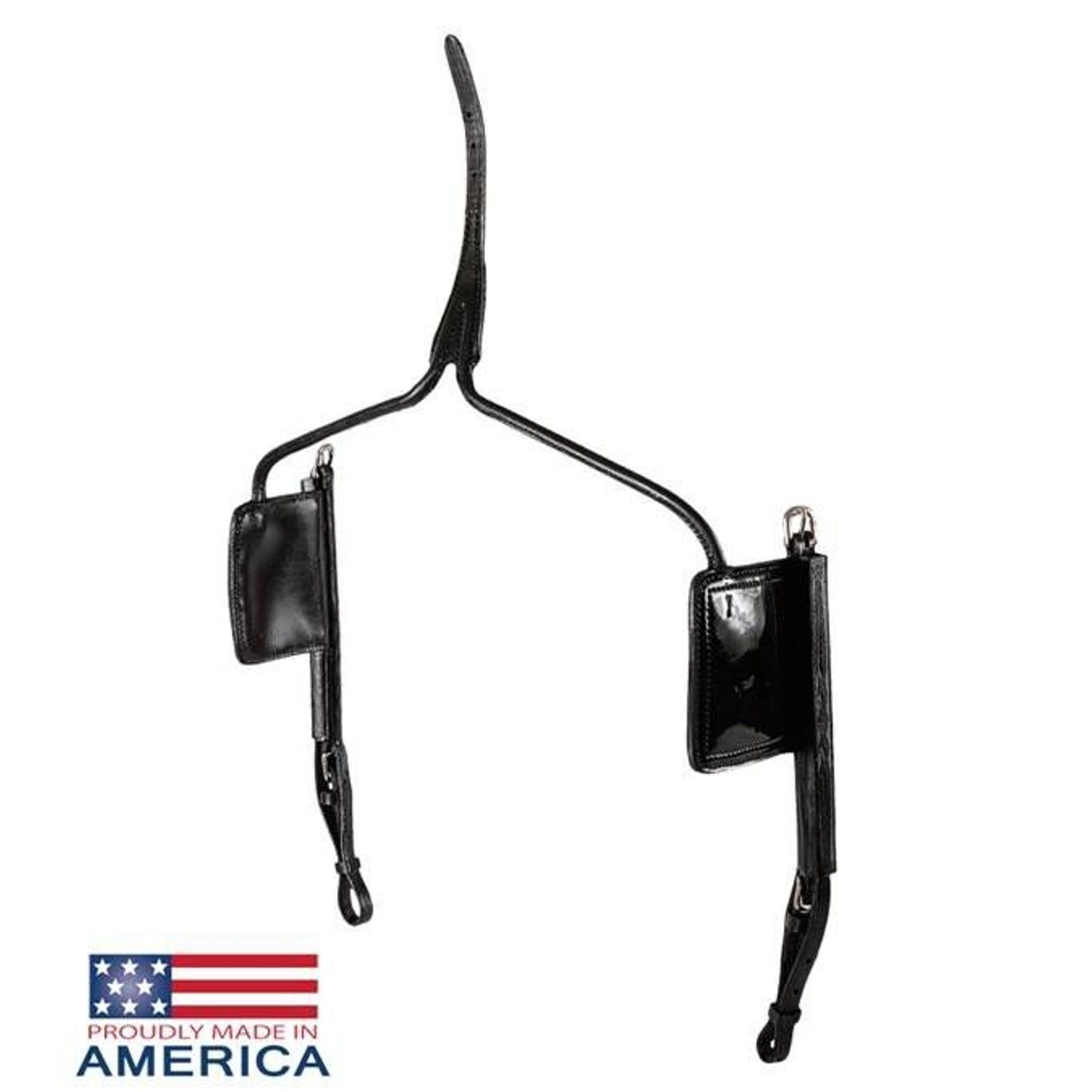Featherweight Blinds Only Leather Black