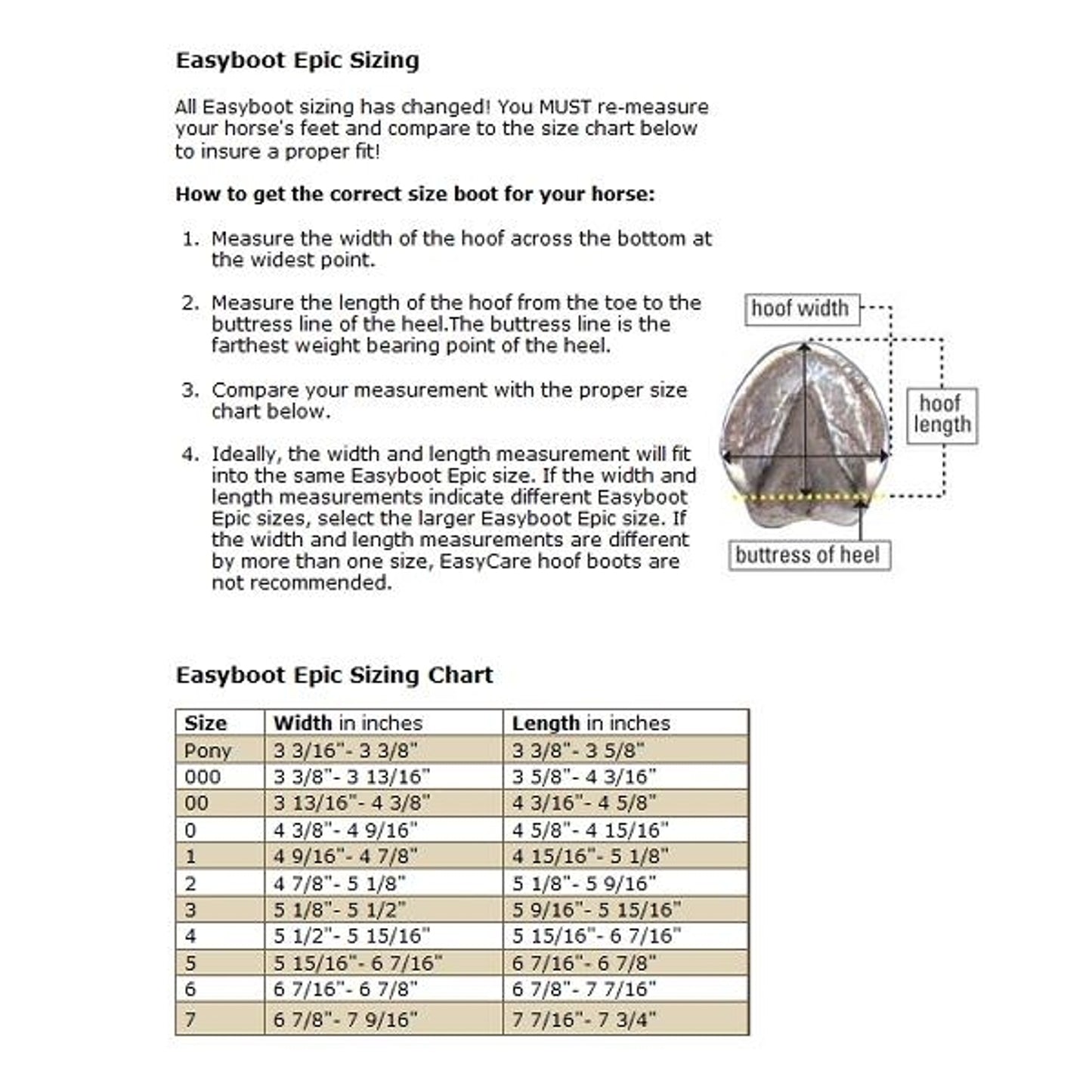 EasyCare Easyboot Epic Hoof Boot
