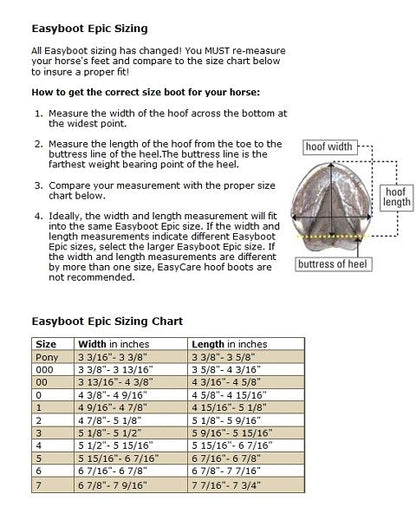 EasyCare Easyboot Epic Hoof Boot