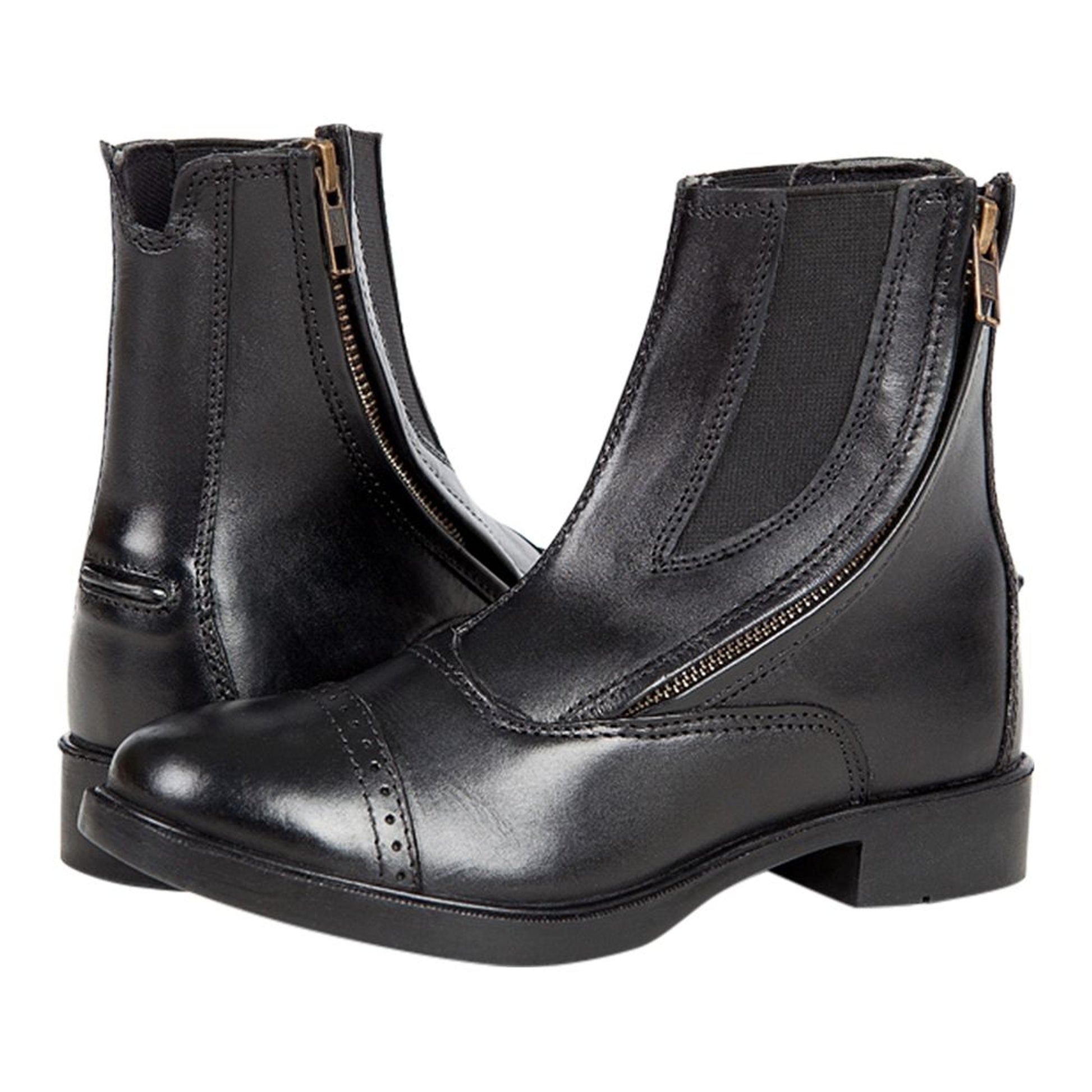 Daisy Side Zip Paddock Boots - Kids 12R Blk